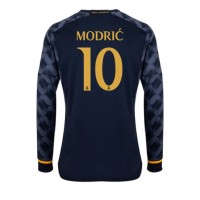 Dres Real Madrid Luka Modric #10 Preč 2023-24 Dlhy Rukáv